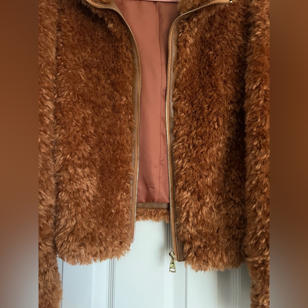 Maeve by Anthropologie Teddy Zip-Up Coat Size XL - Picture 7 of 16